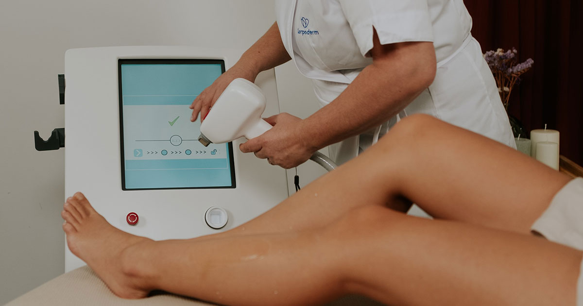 séance épilation au laser avec leaseir