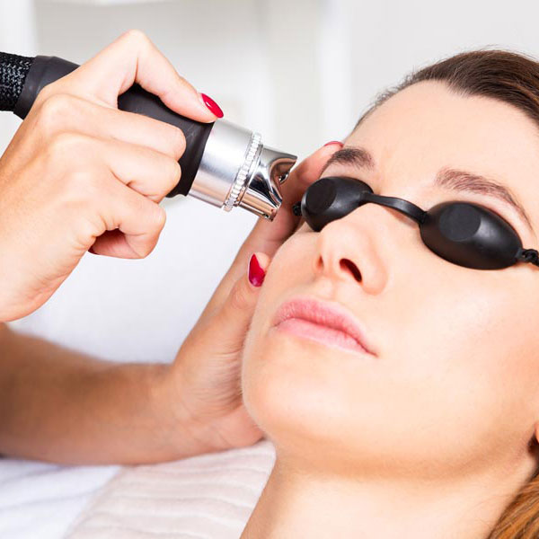 soin du contour des yeux par infrarouge avec diasculpt