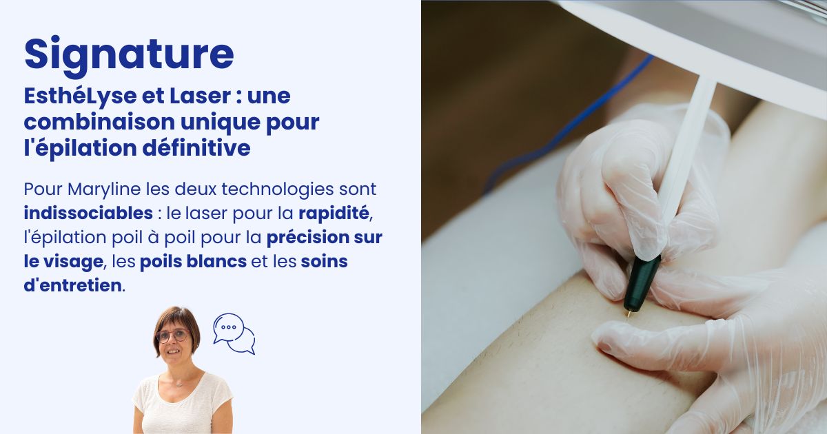 vignette la signature de la prise en charge globale de l'épilation définitive laser et haute fréquence