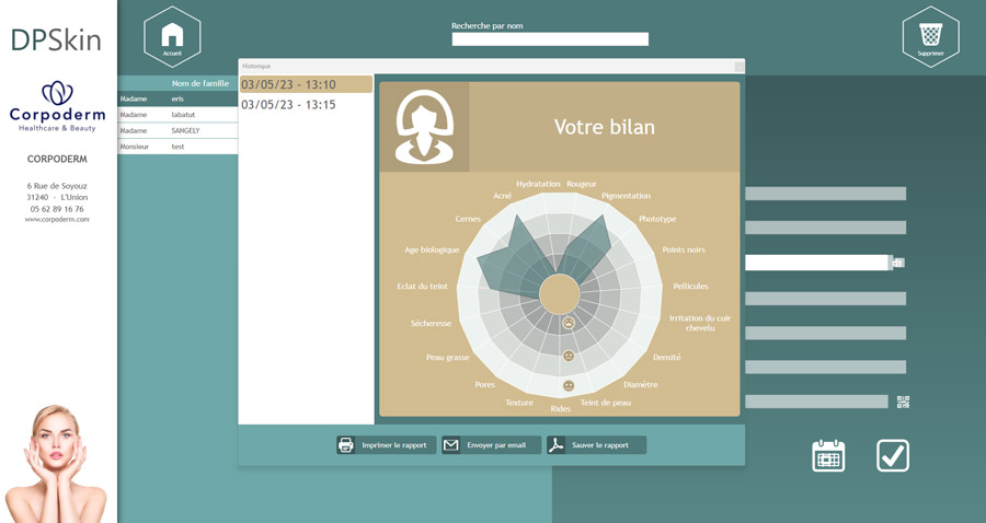 bilan peau acnéique | DP Skin