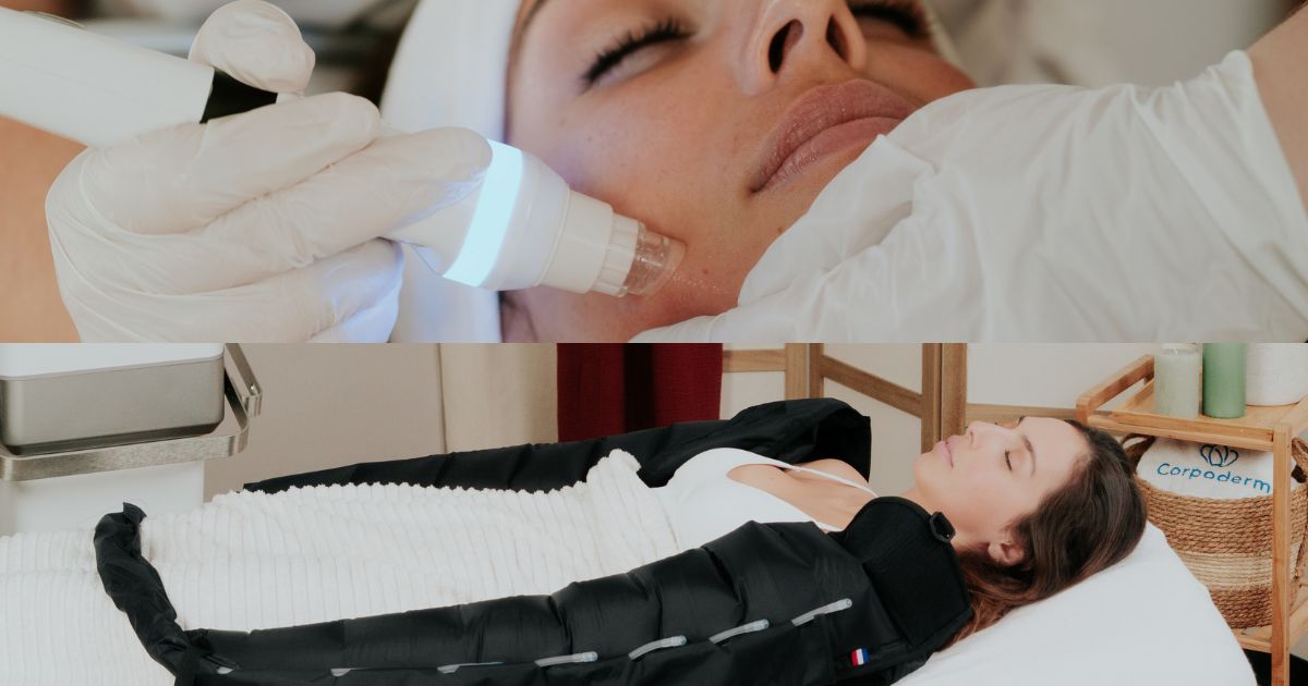 soin hydradermabrasion + pressothérapie