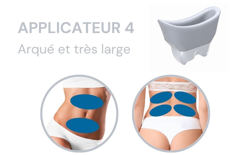 applicateur cryolipolyse très large graisse abdomen