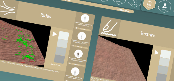 capture d'écran du logiciel d'analyse