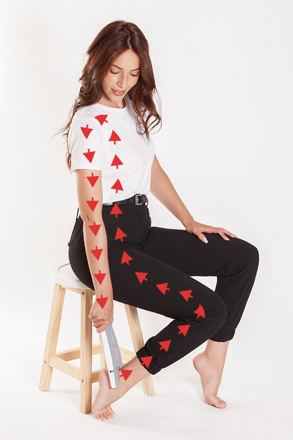 illustration du fonctionnement de la prise de mesure avec un impédancemètre portable