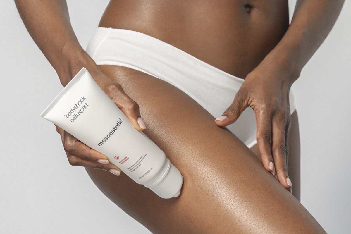 application de bodyshock traitement des altérations de la silhouette mesoestetic