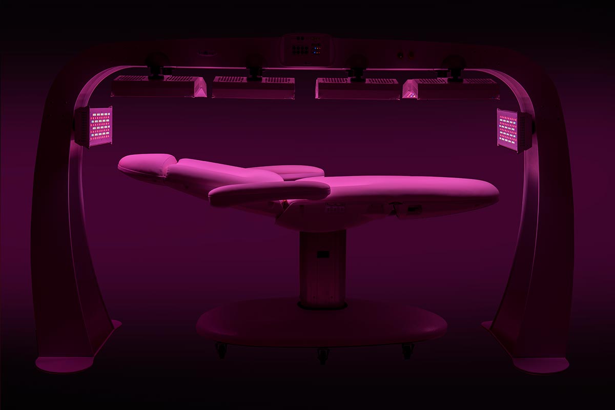 appareil led professionnel lumière infrarouge et violet