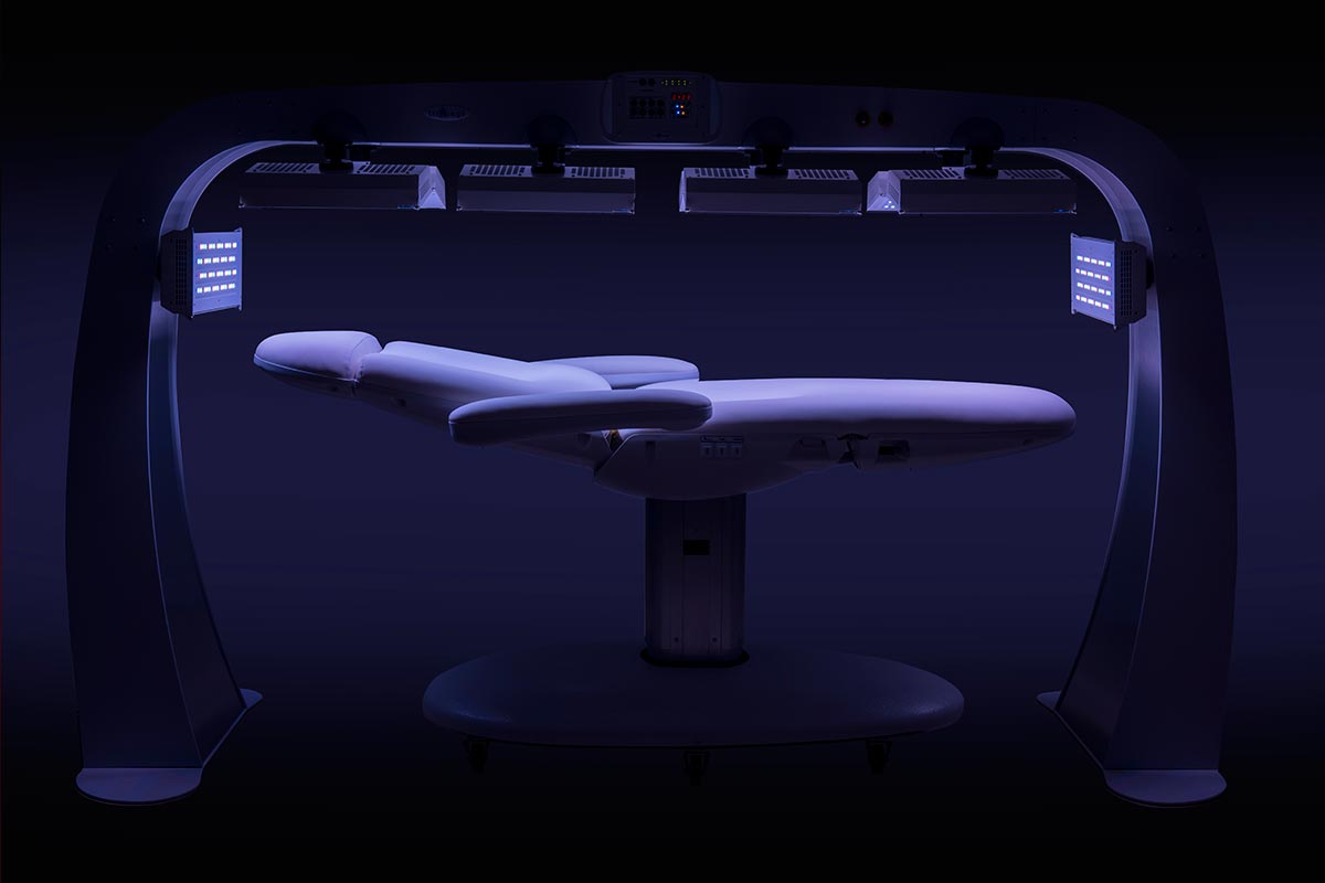 appareil led professionnel lumière violette