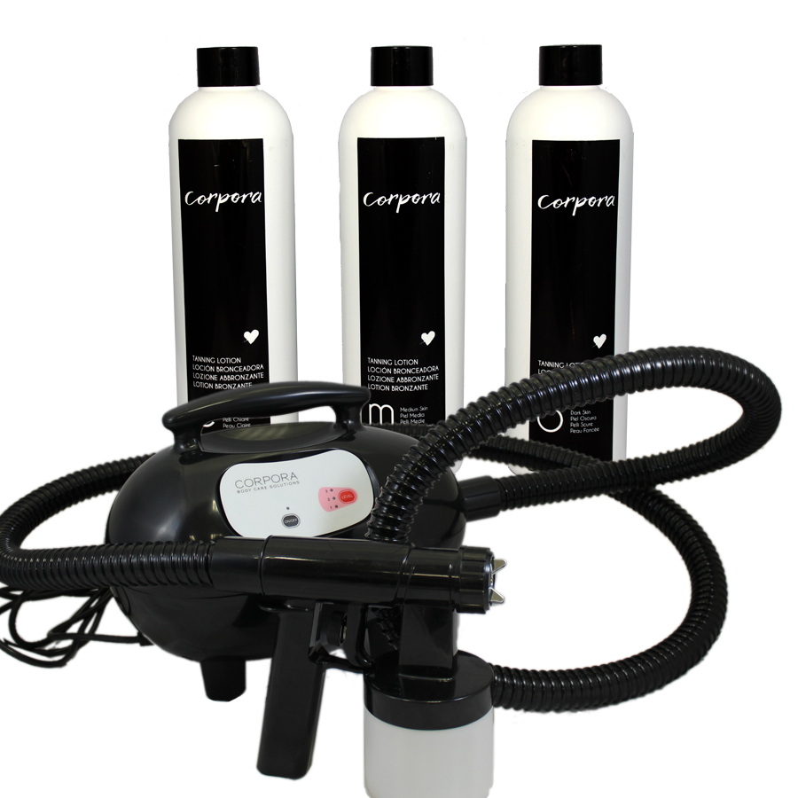 pistolet de brumisation et lotion DHA Sunflash