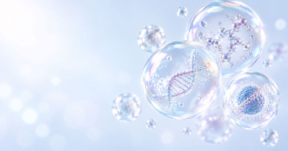 illustration esthétique de molécules d'actifs cosmétiques épigénétiques