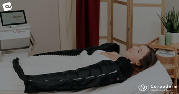 séance de pressothérapie pour drainage lymphatique