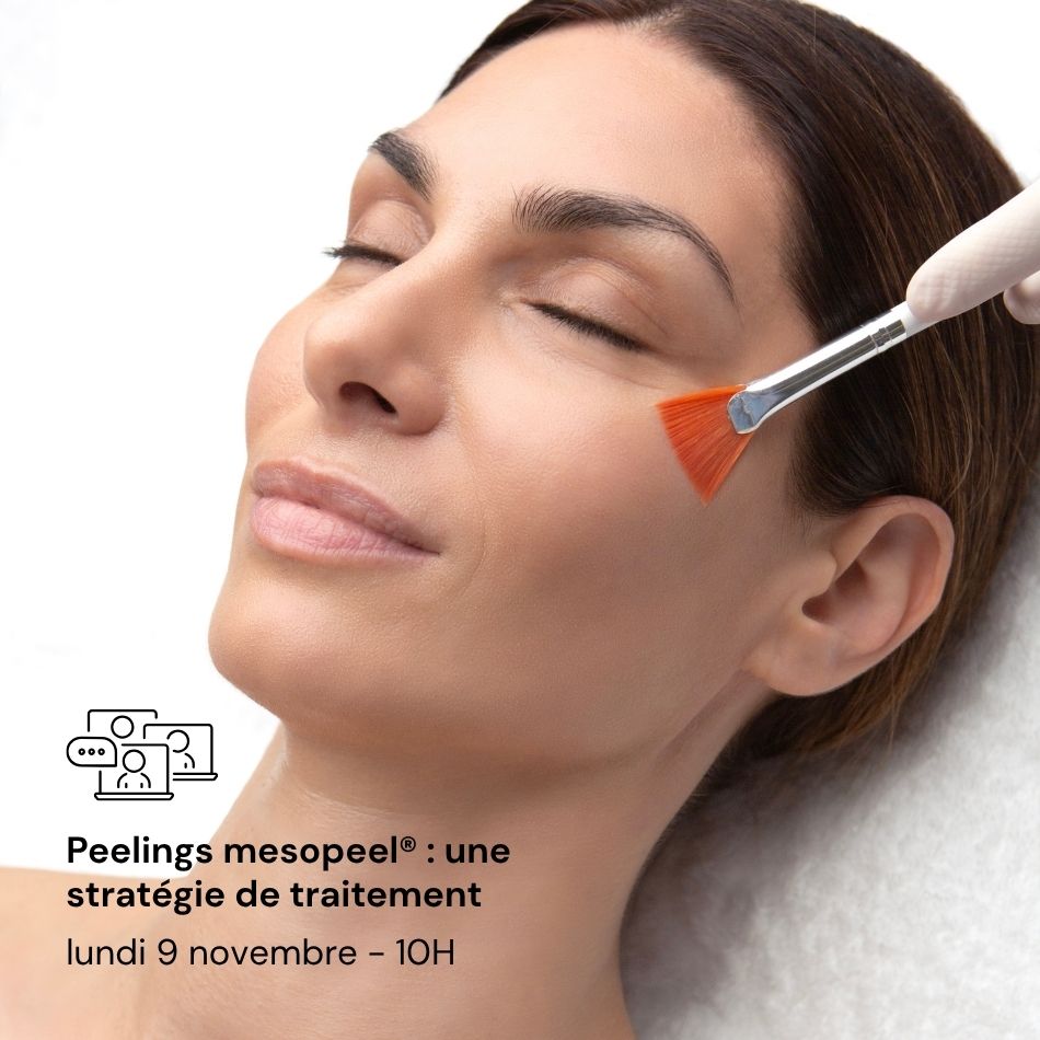 visuel webinaire peeling mesoestetic