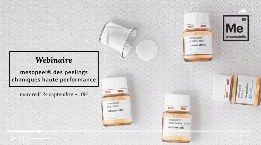 cover webinaire découverte peeling mesoestetic