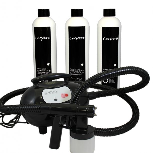 pistolet de brumisation et lotion DHA Sunflash