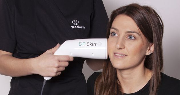 analyse de la peau avec le dermoscope DP Skin