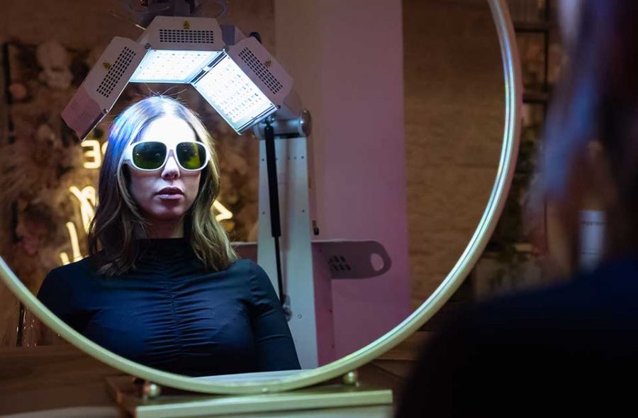 Soin pour les cheveux naturel en institut de beauté