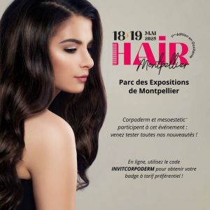 Visuel annonce salon Hair Montpellier 2025