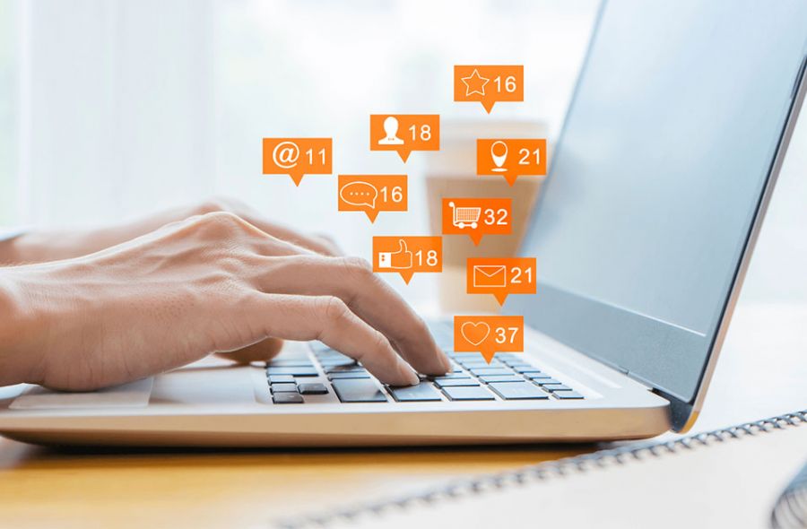 illustration communication institut de beauté sur le web