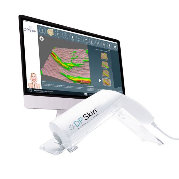 dermoscope et application analyseur de peau et cuir chevelu DP Skin