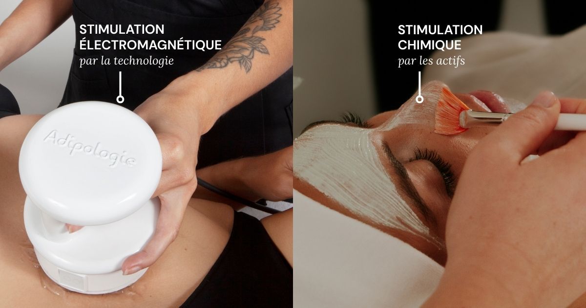 illustration des solutions de stimulation cellulaire en institut