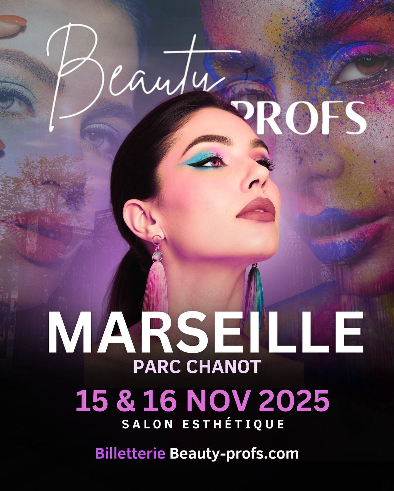 Affiche salon Beauty Profs Marseille novembre 2025